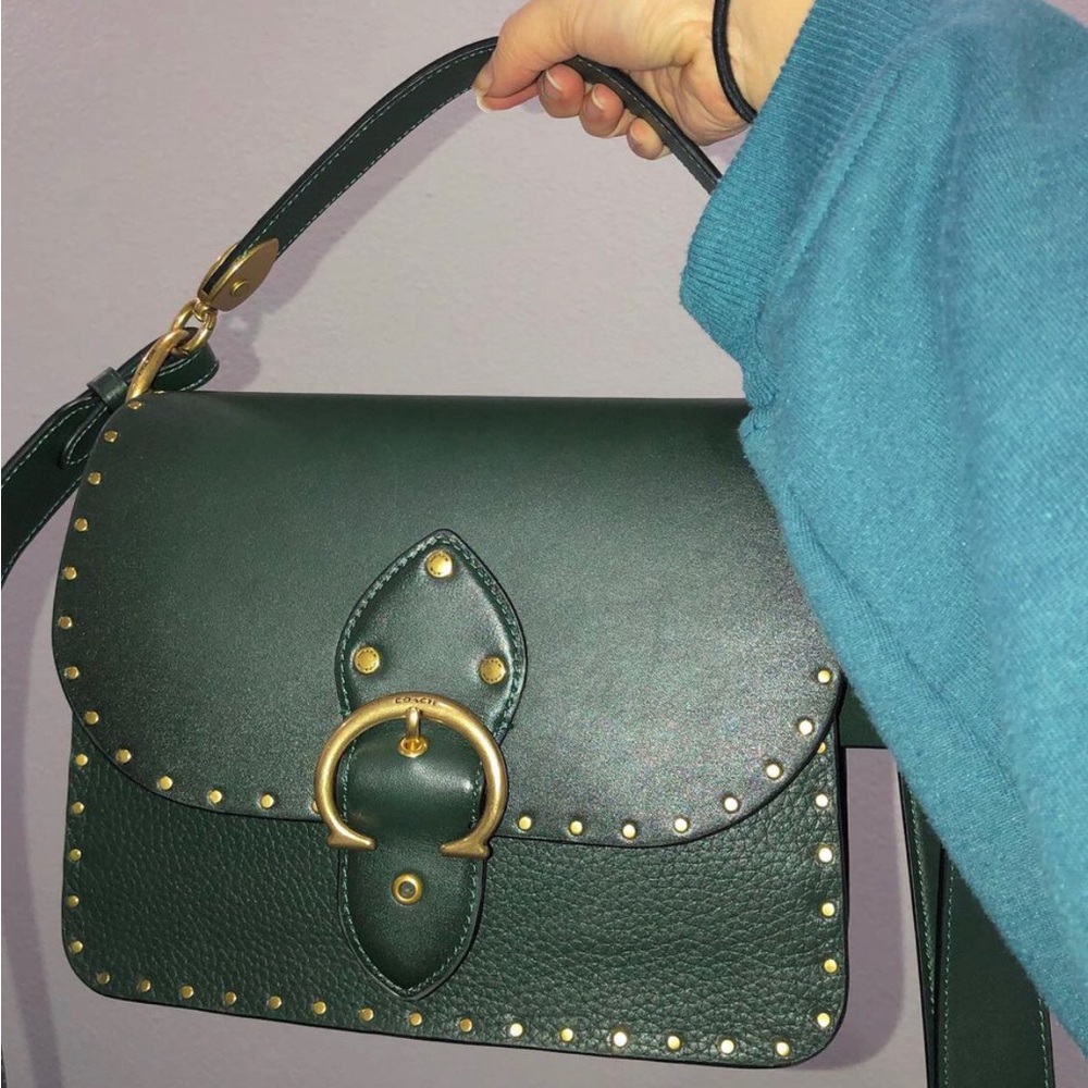 ‼️PRICE FIRM‼️ Coach Beat Shoulder Bag With Rivets